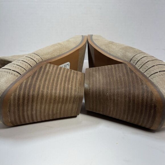 Comfort EST. 1946 Booties Slip On Mules Tan Beige Pointed Toe Cato Size 8 M - Picture 7 of 13